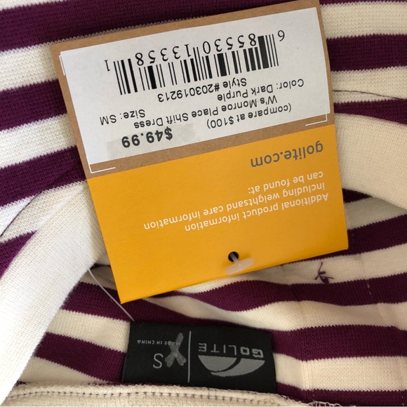 NWT Golite striped Monroe Place shift dress - Picture 5 of 6